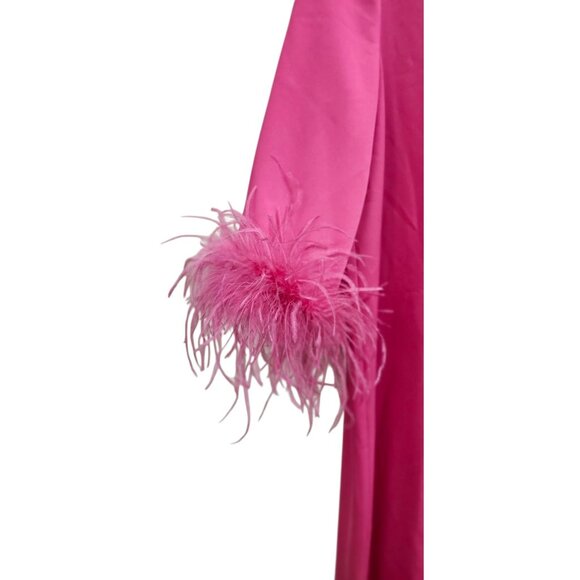 Tuckernuck Hot Pink Feather Jamie Dress Size L - Picture 6 of 16
